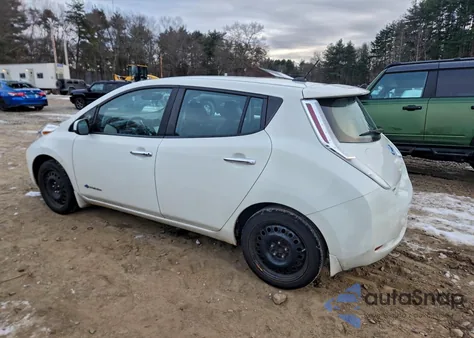 2016 Nissan Leaf Sv from USA, damaged, VIN 1N4BZ0CPXGC303941